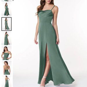 AZAZIE CLOVE Bridesmaid Dress -- Eucalyptus